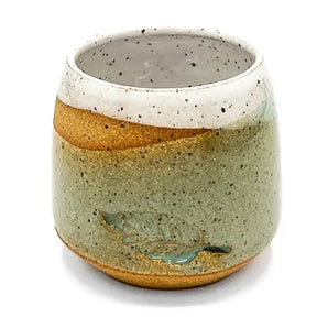 Crossover White Mint & Brown Tumbler (various designs)