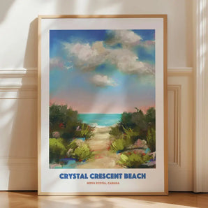 Crystal Crescent Beach 11x14 Print By Janna Wilton Art