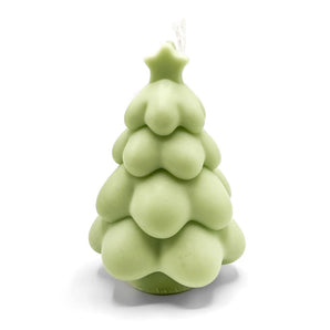 Cubby Christmas Tree Soy Wax Candle (various colours)