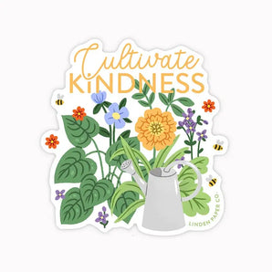 Cultivate Kindness Sticker By Linden Paper Co.