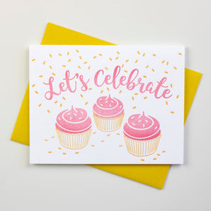 Cupcake Celebrate Card By Inkwell Originals