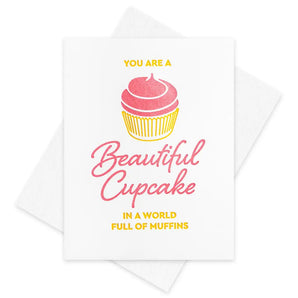Cupcake Muffin Card By Inkwell Originals