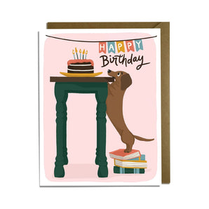 Dachshund Birthday Card By Kat French Design