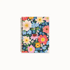 Dahlia Dance Spiral Lined Notebook By Linden Paper Co.