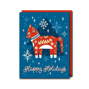 Dala Cat Holiday Card By Kate Leth