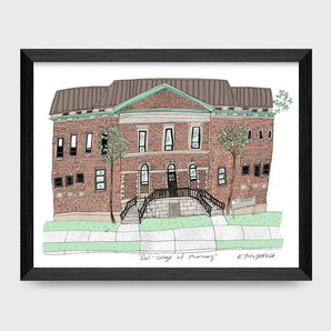 Dalhousie College of Pharmacy 8.5x11 Print By Emma