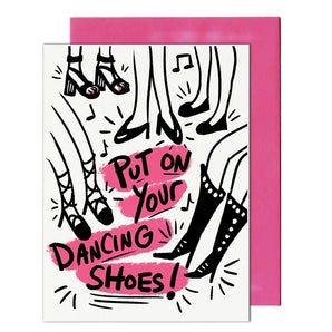 Dancing Shoes Wedding Card By Pencil Empire
