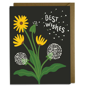 Dandelion Wedding Card By Kat French Design