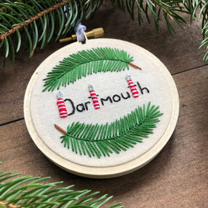 Dartmouth Holiday Smokestacks Embroidery By Katiebette