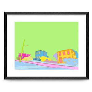 Dartmouth Saltboxes 11x14 Print By Brian Hotson