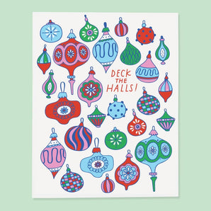 Deck the Halls Card By The Good Twin