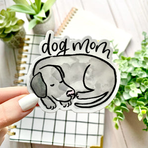 Dog Mom Sticker By Elyse Breanne Design