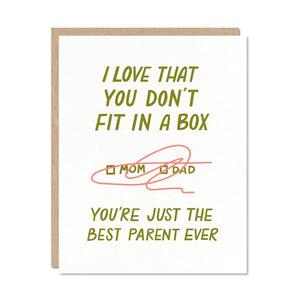 Don’t Fit In A Box Card By Odd Daughter Paper Co.