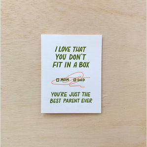 Don’t Fit In A Box Card By Odd Daughter Paper Co.