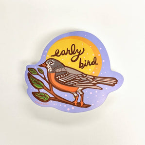 Early Bird Sticker By Wolf & Wren Press