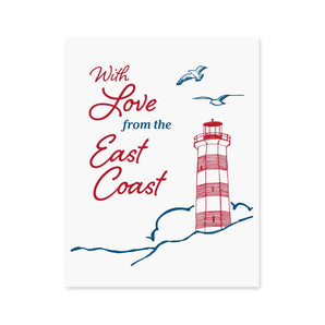 East Coast Love Card 5 Pack By Inkwell Originals