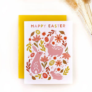 Easter Bunny Garden Card By Paper Parasol Press