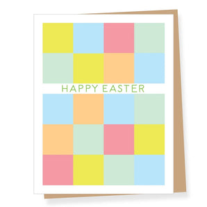 Easter Pastel Patchwork Card By Apartment 2 Cards