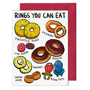 Edible Rings Engagement Card By Pencil Empire