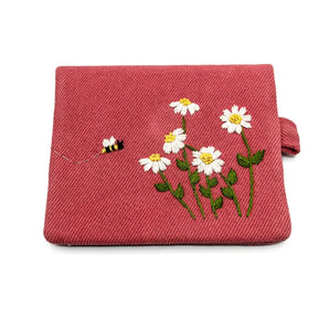 Embroidered Card Wallet (various designs) By Maple Dream