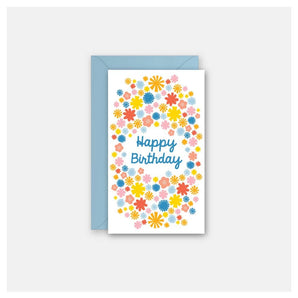 Enclosure Card - Floral Birthday By Rock Scissor Paper