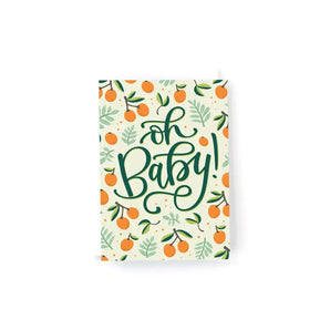 Enclosure Card - Oranges Baby By Pedaller Designs