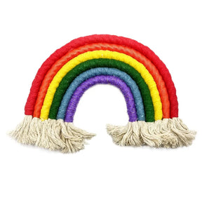 Extra Large Macrame Rainbow Wall Hanging By Beta Creations