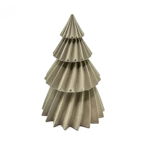 Faceted Concrete Christmas Tree - Medium By CG Watercolors &