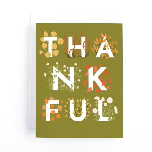 Fall Leaves Thanksgiving Card By Pedaller Designs