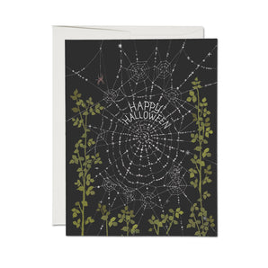 Delicate Spider Web Foil Card