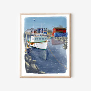 Fisherman’s Cove 8x10 Print By Julep and Trubbs Studio