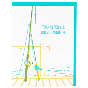 Fishing Poles Dad Card By Smudge Ink