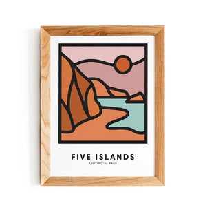 Five Islands Provincial Park 12x16 Print By Osgoode Company