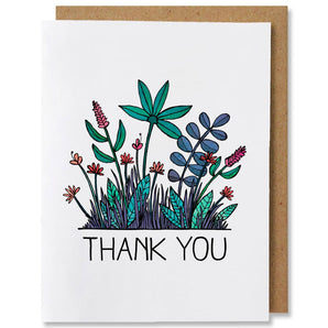 Flora Thank You Card By NANU Studio