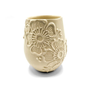 Floral Relief Cup By The Maple Market Crafts