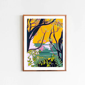 Florencia 8.5x11 Print By Lizz Miles Art