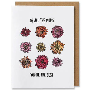 Flower Pun Mother’s Day Card By NANU Studio