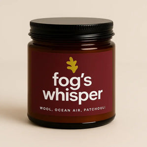 Fog’s Whisper 8oz Soy Candle By Kelp House Co.