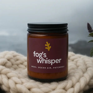 Fog’s Whisper 8oz Soy Candle By Kelp House Co.
