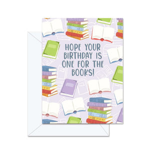 For the Books Birthday Card By Jaybee Design