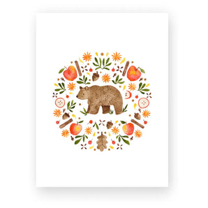 Forest Bounty 8x10 Print By Lucky Sprout Studio