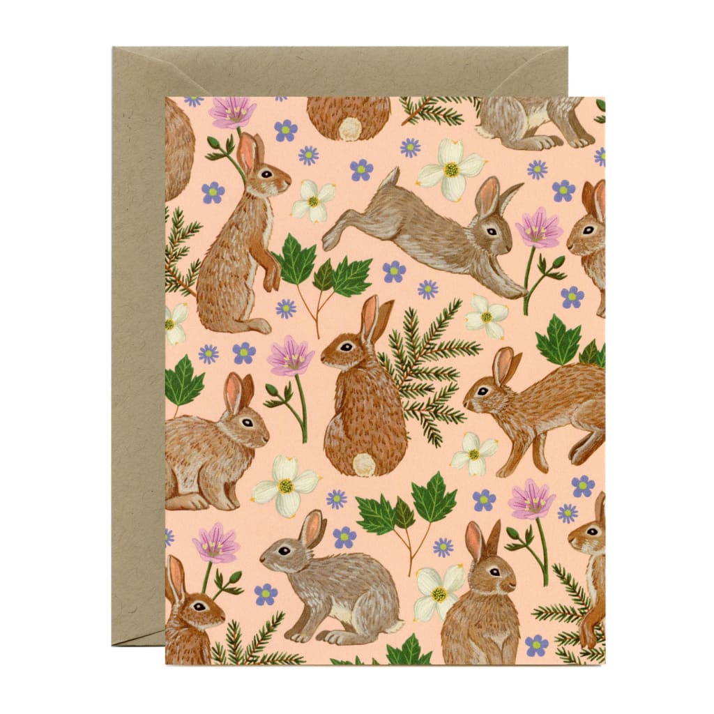 Forest Bunnies Card By Yeppie Paper