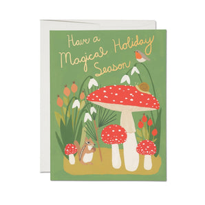 Forest Critters Holiday Foil Card By Red Cap Cards