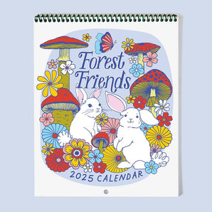 Forest Friends 2025 Wall Calendar By The Good Twin