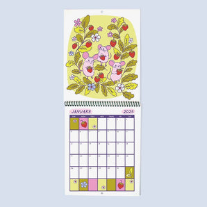 Forest Friends 2025 Wall Calendar By The Good Twin