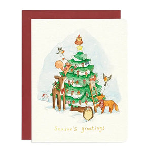 Forest Friends Holiday Card By Gotamago