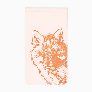 Fox Jotter Notepad By Blackbird Letterpress