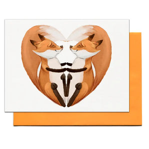 Fox Love Card By Pencil Empire