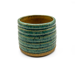 Free as the Ocean Ribbed Tumbler By Forms Ceramics