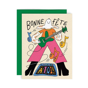 French Music Birthday Card By Paperole
